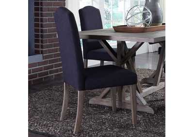 Image for Upholstered Side Chair - Charcoal