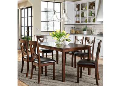 Image for 7 Piece Rectangular Table Set