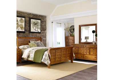 Image for King Sleigh Bed, Dresser & Mirror, Night Stand
