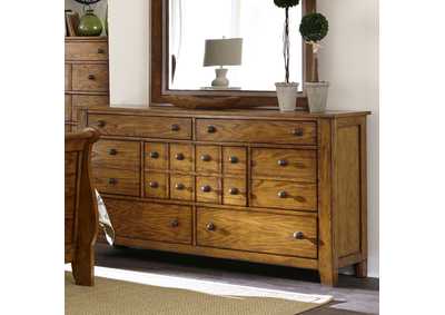 Image for Grandpas Cabin 7 Drawer Dresser