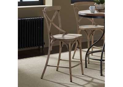 Image for X Back Counter Chair - Vintage Cream