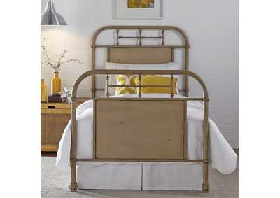Image for Twin Metal Bed - Vintage Cream