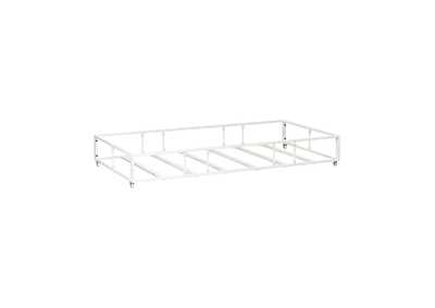 Image for Vintage Series Distressed Metal Twin Trundle - Antique White