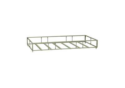 Image for Vintage Series Distressed Metal Twin Trundle - Green