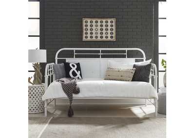Image for Twin Metal Day Bed - Antique White