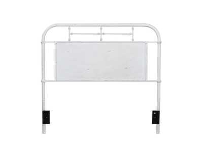 Image for Vintage Series Queen Metal Headboard - Antique White