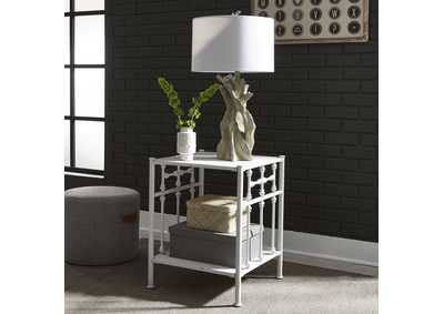 Image for Open Night Stand - Antique White