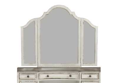 Image for Magnolia Manor Antique White Vanity Mirror