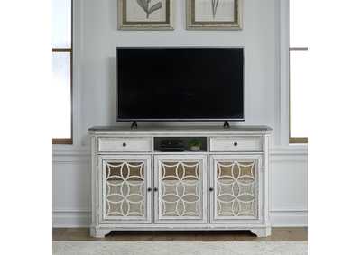 Image for Magnolia Manor Antique White 68 Inch Highboy TV Console