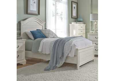 Image for Bayside White Full Panel Bed