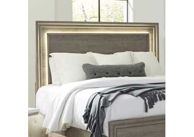 Image for Queen Panel Headboard w/ Lights