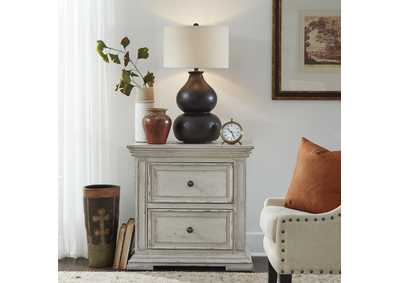 Image for Big Valley 2 Drawer Night Stand w/ Charging Station