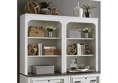 Image for Allyson Park Wirebrushed White Bunching Lateral File Hutch