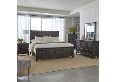 Image for King Panel Bed, Dresser & Mirror, Chest, Night Stand