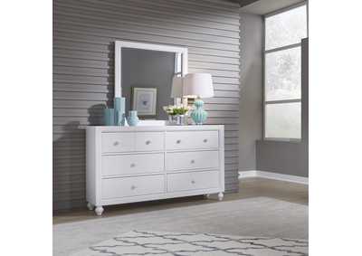Image for Cottage View White Dresser and Mirror