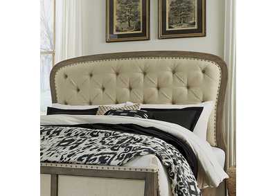 Image for Americana Farmhouse Queen Tufted Panel Headboard