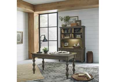 Image for Americana Farmhouse 3 Piece Desk & Hutch Set