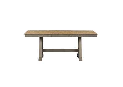 Image for Lindsey Farm Brown/Gray Extension Leaf Dining Table