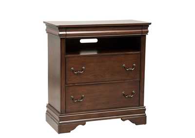 Image for Carriage Court Mahogany Stain Media Chest