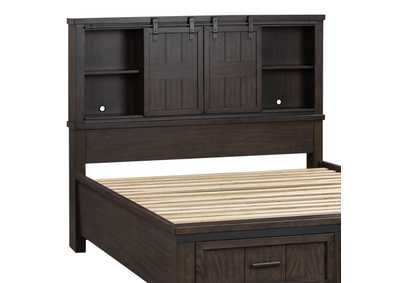 Image for King Bookcase Headboard