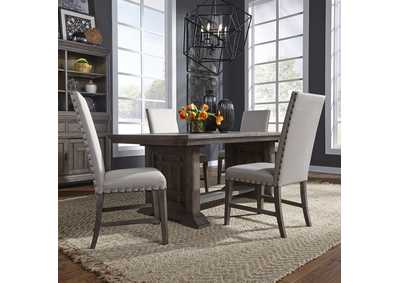 Image for Artisan Prairie 5 Piece Trestle Table Set