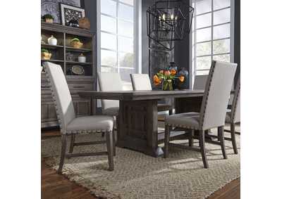 Image for Artisan Prairie 7 Piece Trestle Table Set