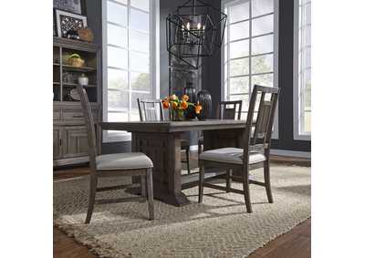 Image for Artisan Prairie Opt 5 Piece Trestle Table Set