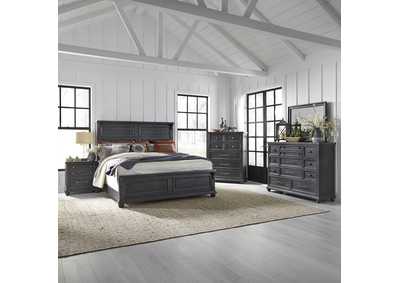 Image for King California Panel Bed, Dresser & Mirror, Chest, Night Stand
