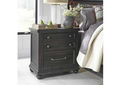 Image for Harvest Home Night Stand w/ Charging Station