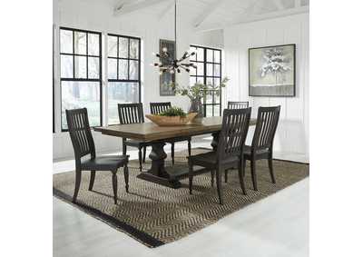 Image for Harvest Home Chalkboard 7 Piece Dining Set