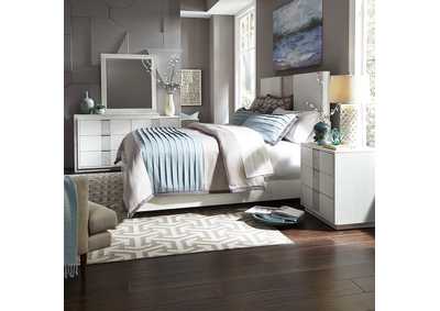 Image for King California Panel Bed, Dresser & Mirror, Night Stand