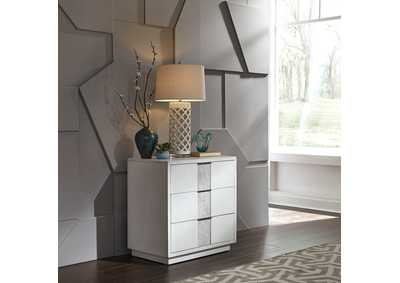 Image for Mirage 3 Drawer Night Stand w/ Charging Station