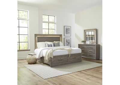 Image for Horizons Queen Storage Bed, Dresser & Mirror