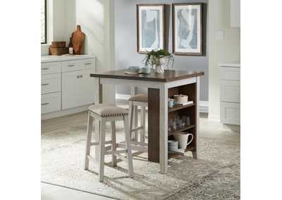 Image for Brook Creek 3 Piece Counter Set - Two Tone