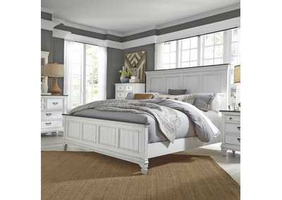 Image for Allyson Park King Panel Bed, Dresser & Mirror, Chest, Nightstand