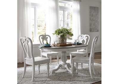 Image for Magnolia Manor 5 Piece Pedestal Table Set