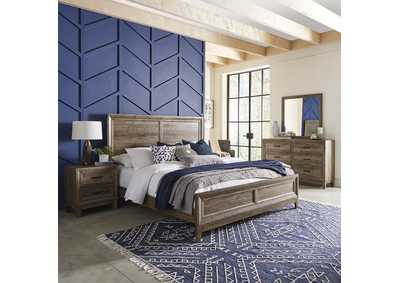 Image for Ridgecrest King Panel Bed, Dresser & Mirror, Nightstand