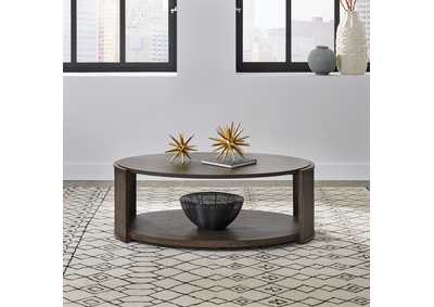 Image for City View Oval Cocktail Table