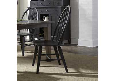 Image for Hearthstone Ridge Windsor Back Side Chair - Black