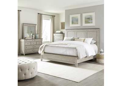 Image for Ivy Hollow Queen Panel Bed, Dresser & Mirror, Chest