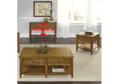 Image for Lake House 3 Piece Set (1 - Cocktail 2 - End Tables)