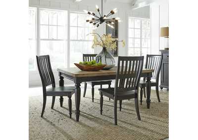 Image for Harvest Home 5 Piece Reactangular Table Set