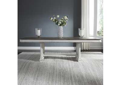 Image for Abbey Park White Extension Leaf Dining Table