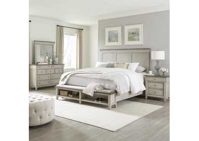 Ivy Hollow Queen Storage Bed, Dresser & Mirror, Nightstand