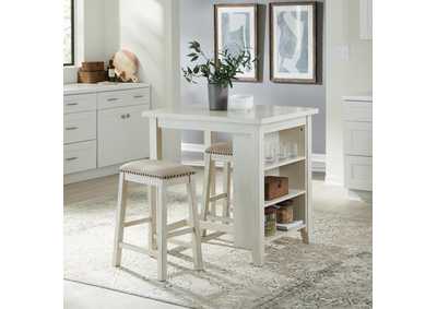 Image for Brook Creek 3 Piece Counter Set - White