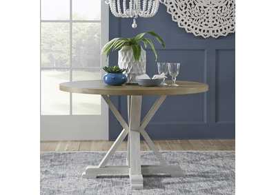 Image for Lakeshore Single Pedestal Table - White