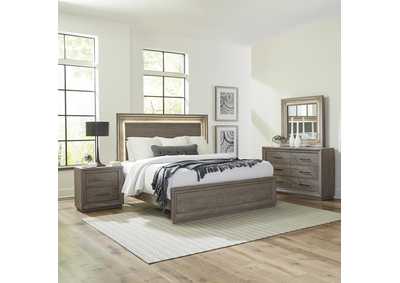 Image for Horizons Queen Panel Bed, Dresser & Mirror, Nightstand