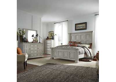 Image for Big Valley California King Panel Bed, Dresser & Mirror, Chest