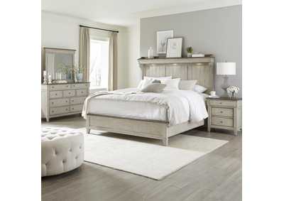 Image for Ivy Hollow Queen Mantle Bed, Dresser & Mirror, Nightstand