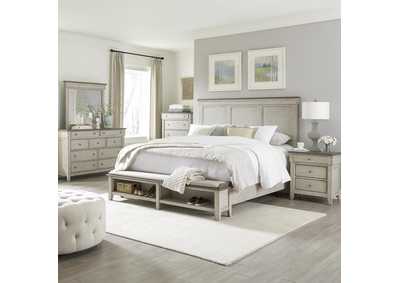 Image for Ivy Hollow King Storage Bed, Dresser & Mirror, Chest, Nightstand